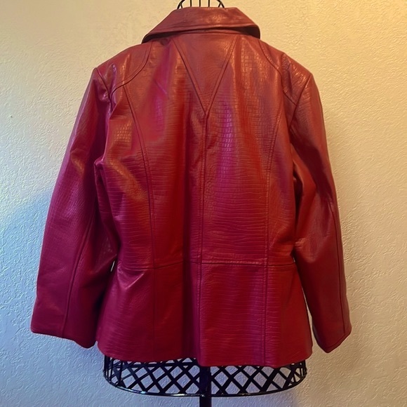 Terry Lewis red leather jacket - Picture 2 of 13